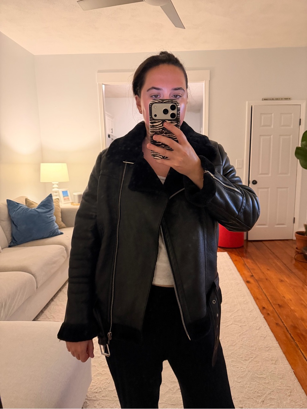 Top Shop Leather Jacket